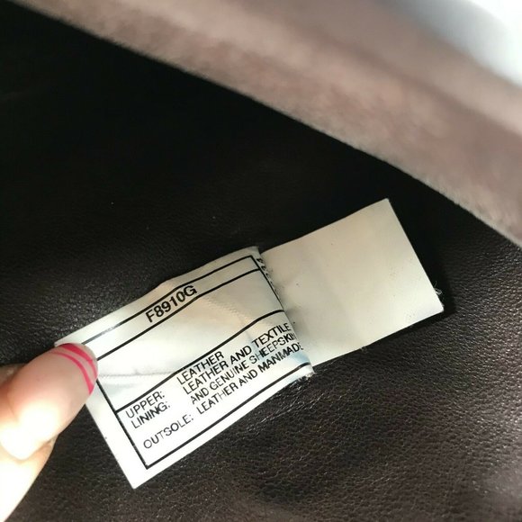 UGG Brown Leather Combat Boots - Picture 10 of 12